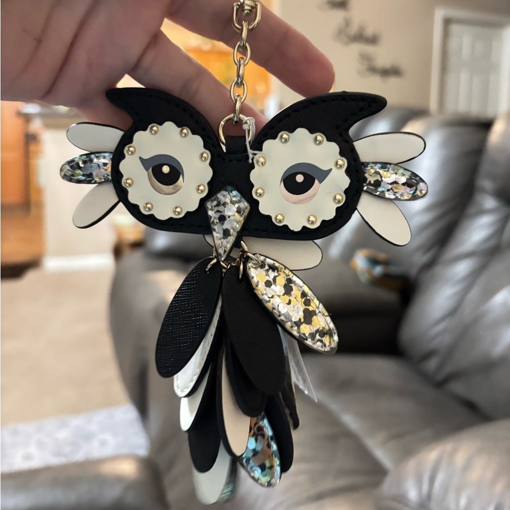 New Kate Spade Owl Key Fob